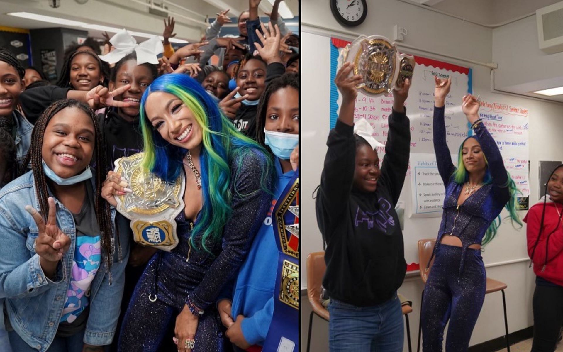 Sasha Banks is a former SmackDown Women&#039;s Champion