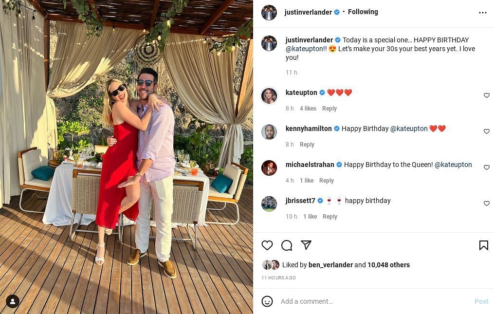 Kate Upton surprises Justin Verlander with an epic 40th birthday