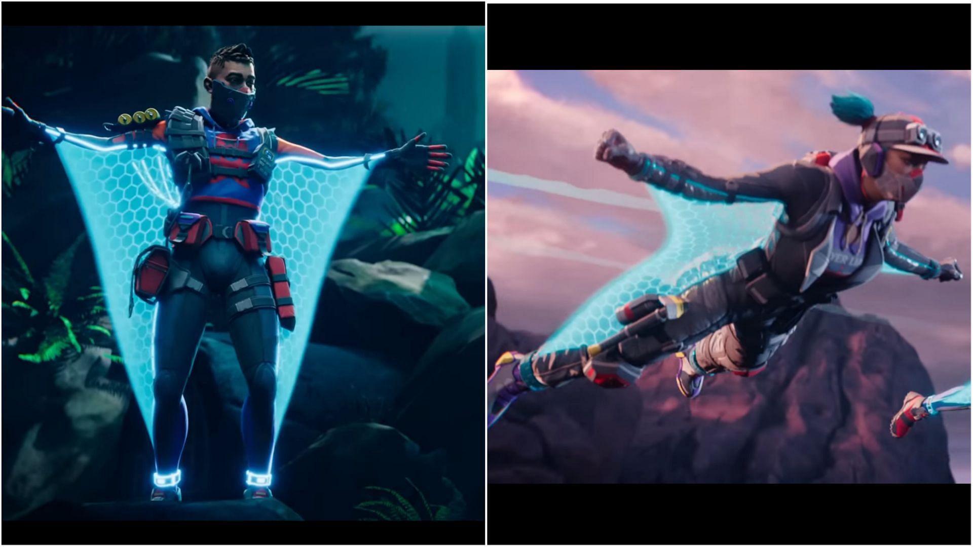 Apex Legends appears to hint at potential a wingsuits mechanic (Image via EA)