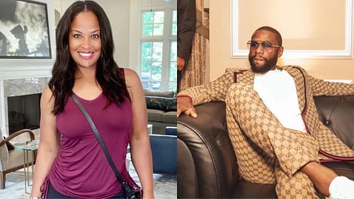 Laila Ali (left, @thereallailaali), Floyd Mayweather (right, @floydmayweather) [images courtesy of Instagram]