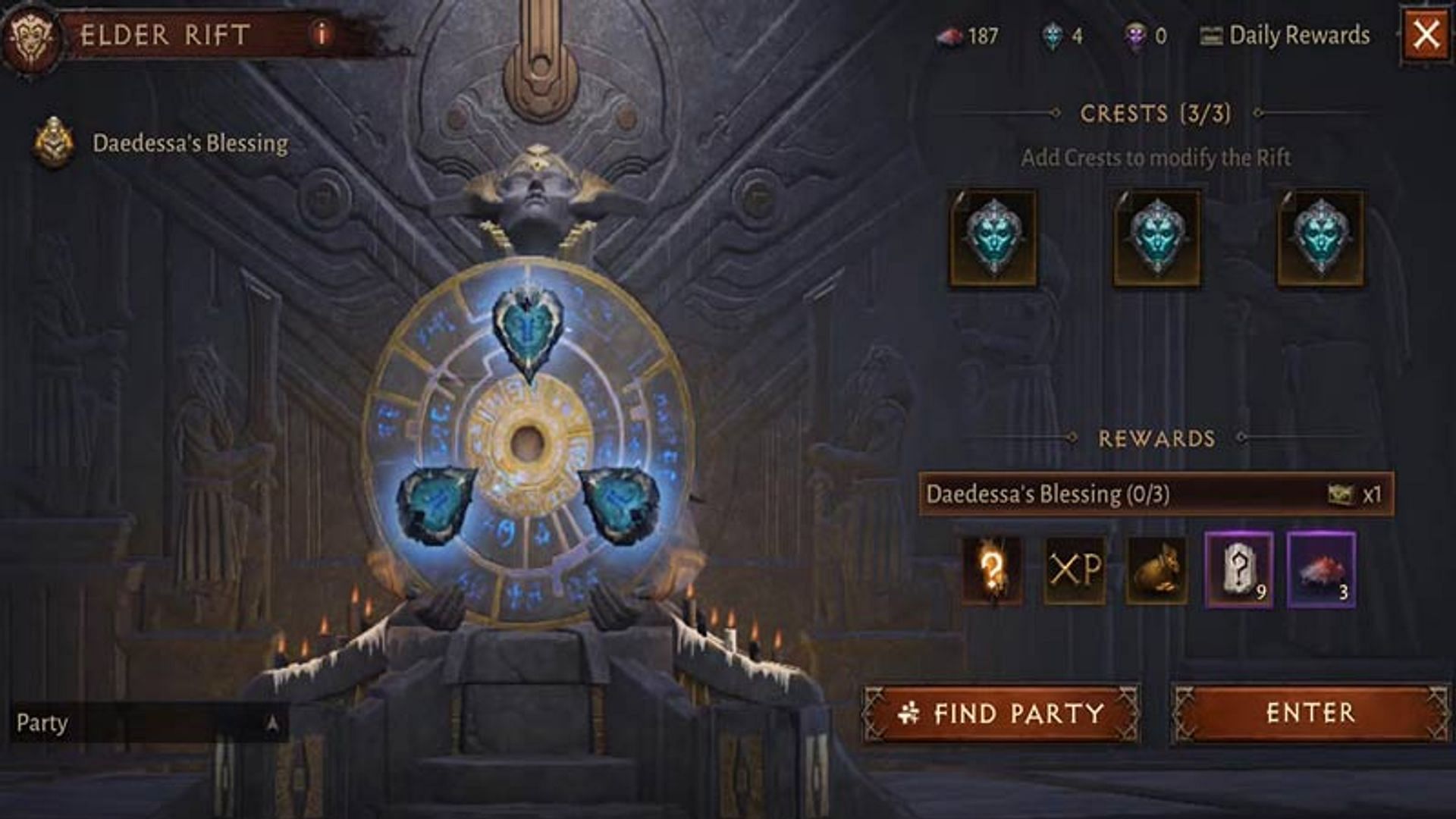 A screenshot of an Elder Rift (Image via Blizzard Entertainment)