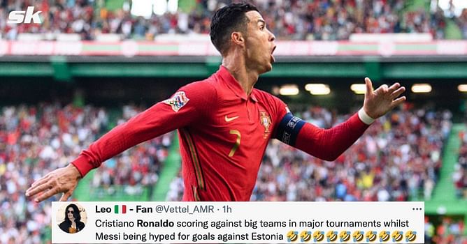Twitter erupts as Cristiano Ronaldo's double spearheads Portugal to convincing 4-0 win against Switzerland