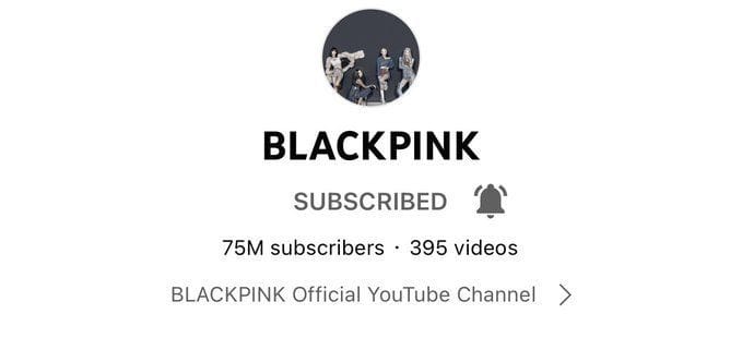 BLACKPINK becomes the most-followed musical act in YouTube history with ...