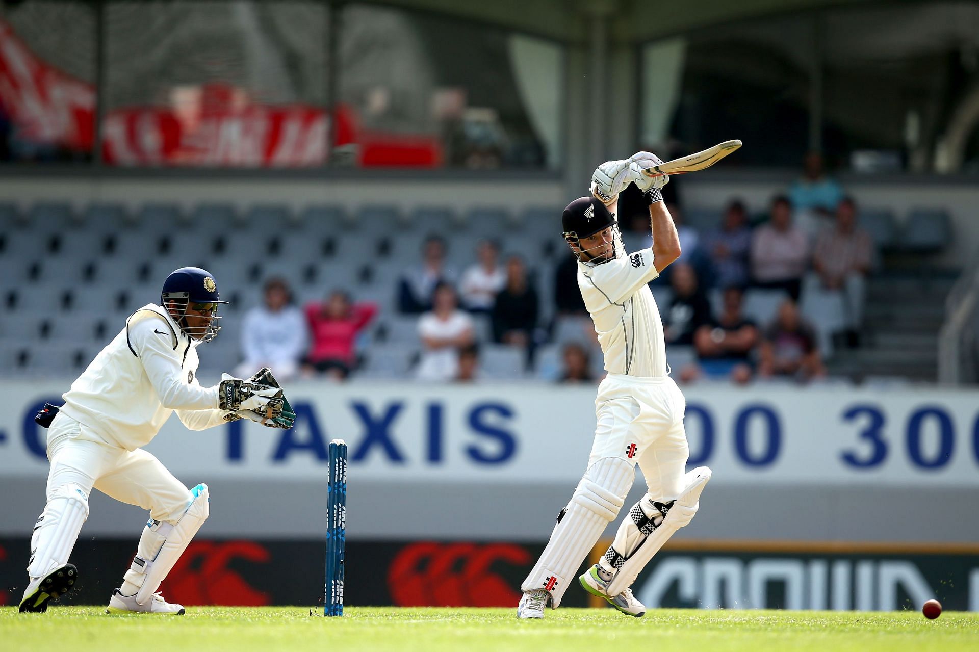 Kane Williamson made a memorable Test debut against India. Pic: Getty Images