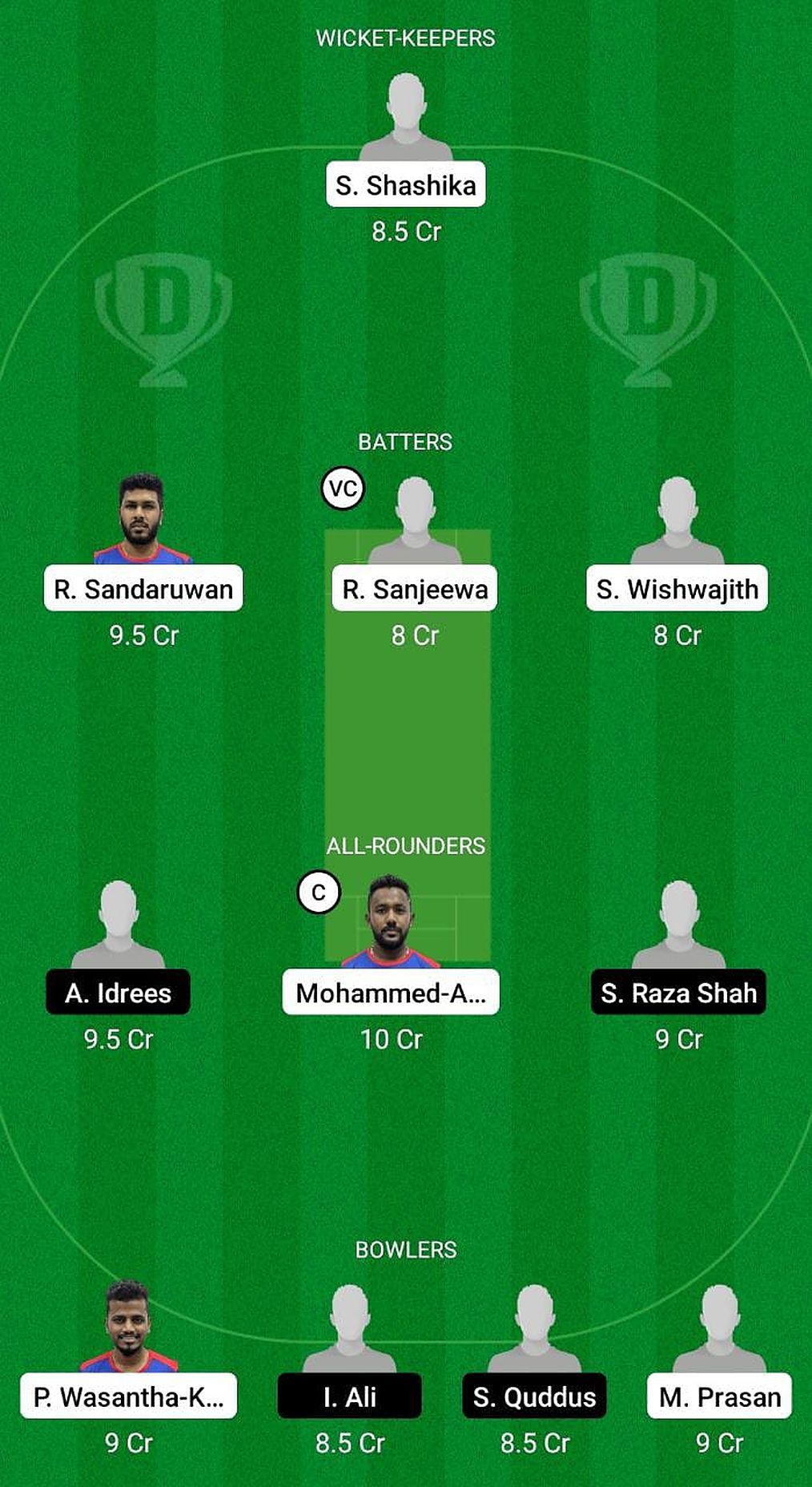 SL-XI vs PAK-XI Fantasy Suggestion Team 2