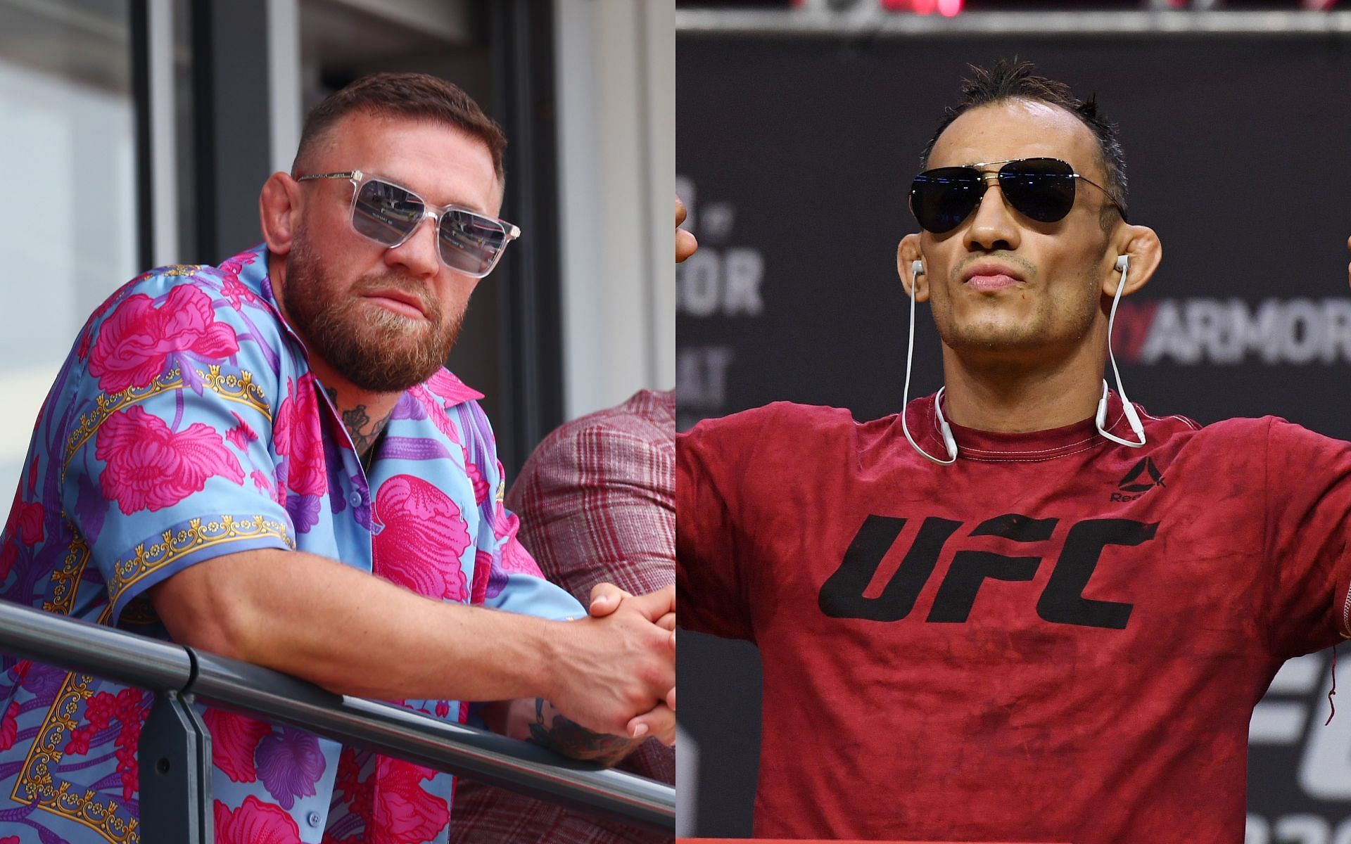 Conor McGregor (left) and Tony Ferguson (right) (Images via Getty)