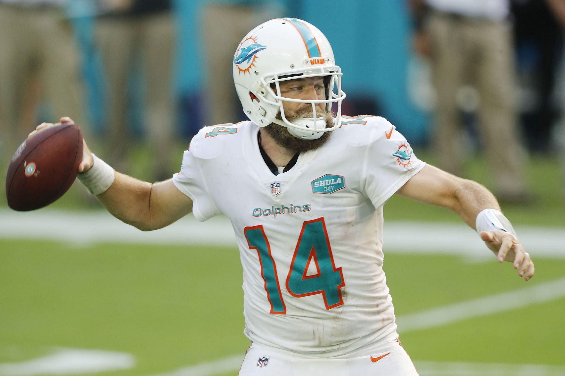 Ryan Fitzpatrick Throws Two Touchdowns as Dolphins Beat the Jets - The New  York Times