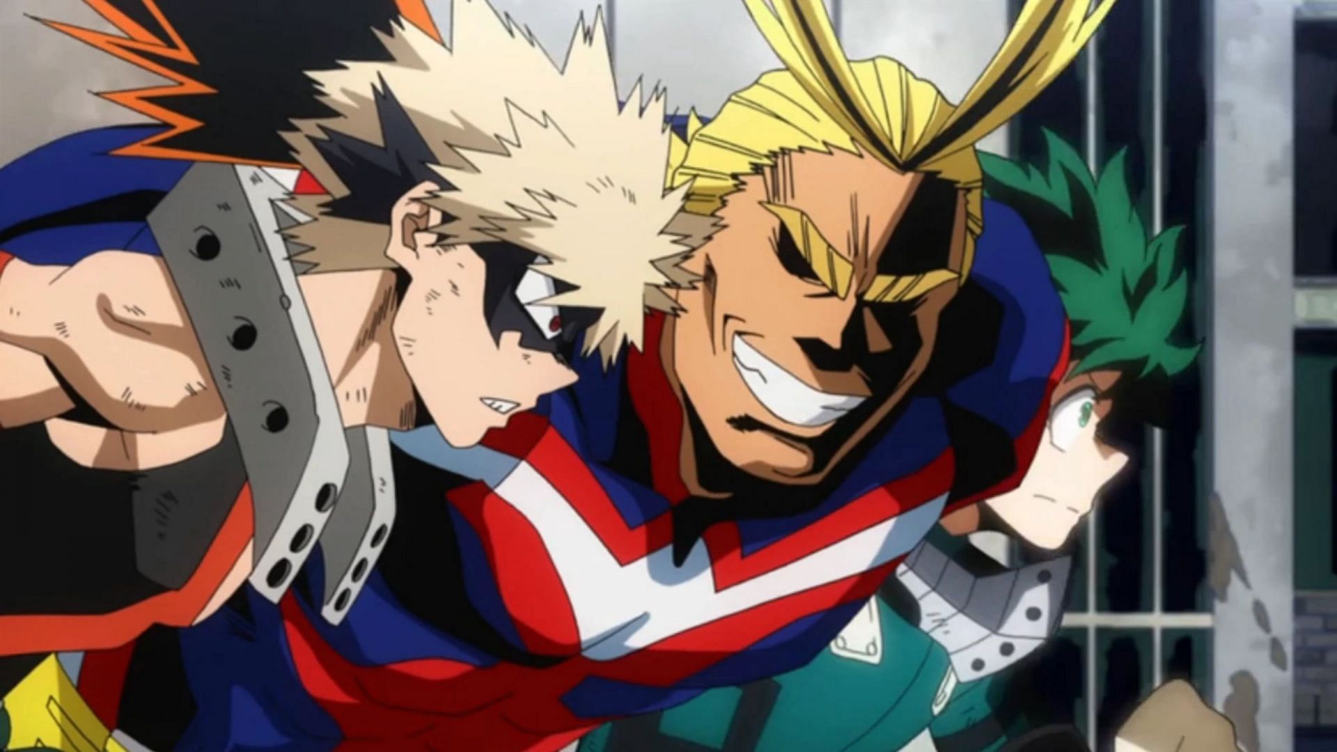 My Hero Academia is an anime all about superheroes (Image via Bones)