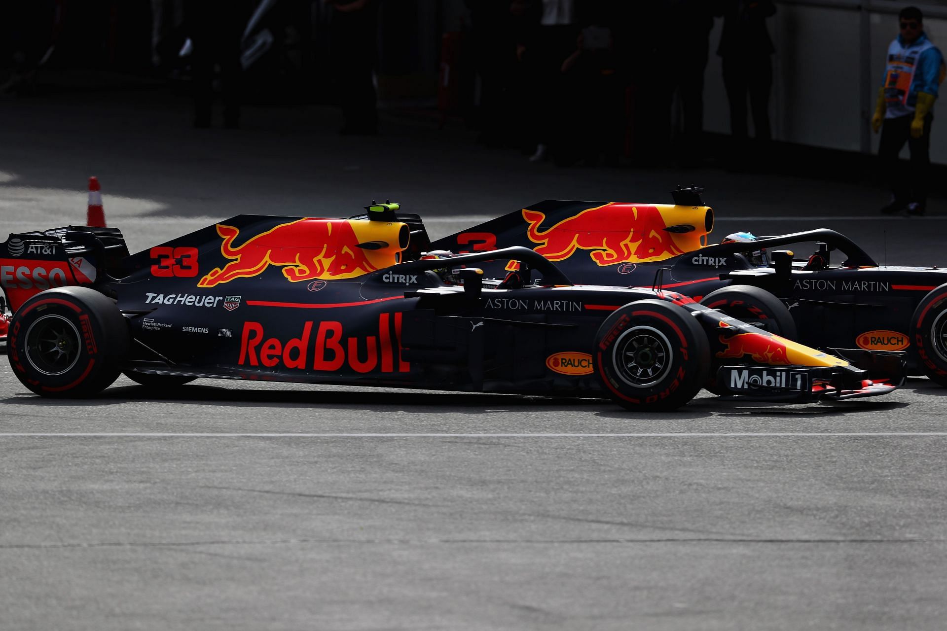 Verstappen and Ricciardo went hammer and tongs in the Azerbaijan GP 2018