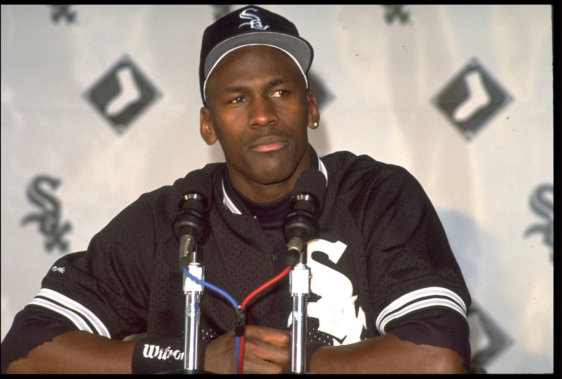 Michael Jordan with the Chicago White Sox organization