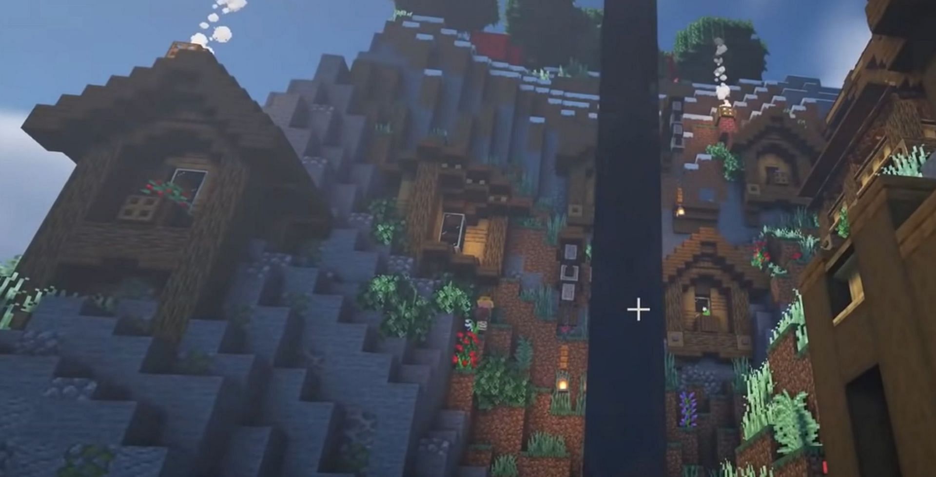 Bring along some friends or villagers for this build (Image via TheMythicalSausage/YouTube)