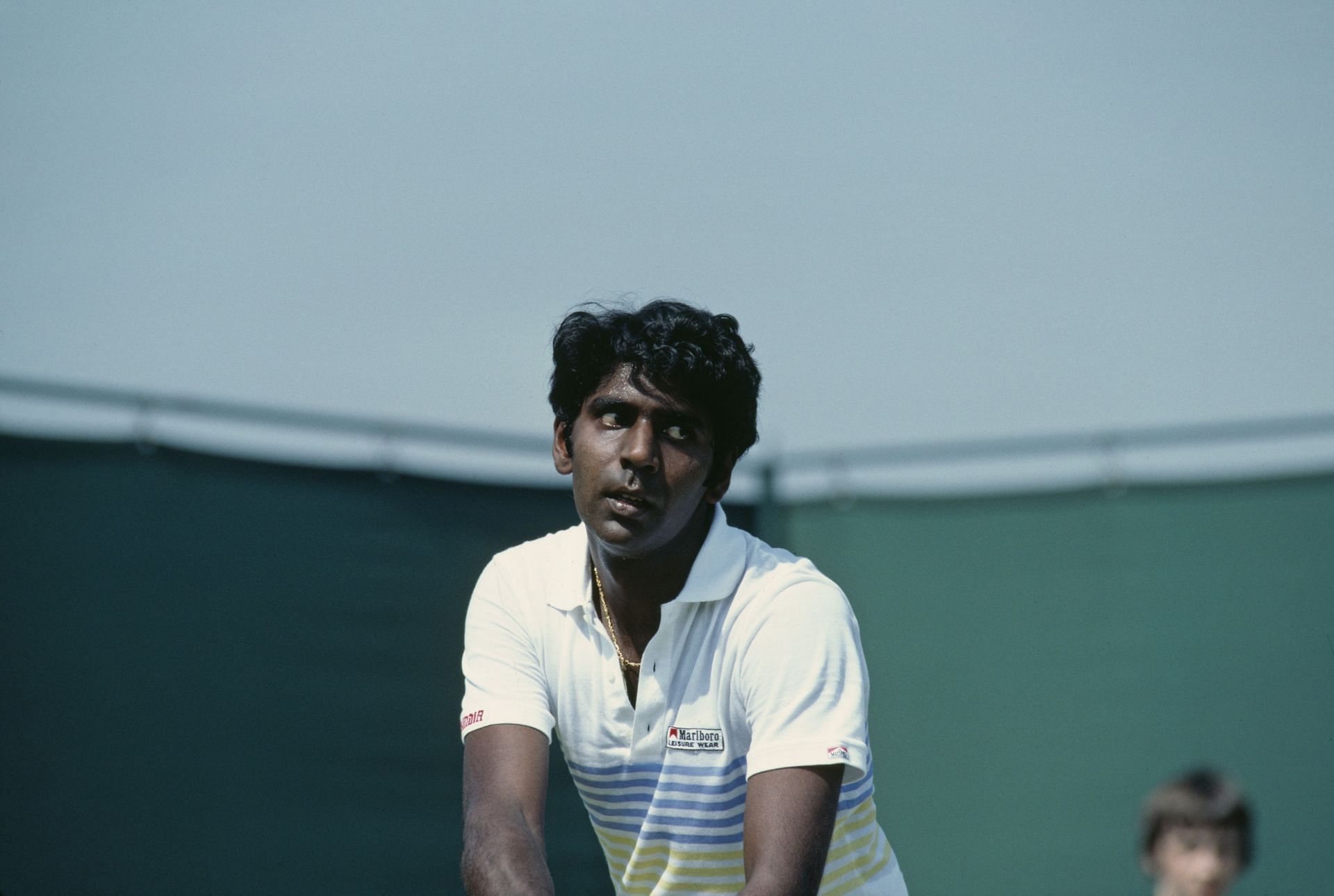 Vijay Amritraj pictured at the 1981 Wimbledon Championships