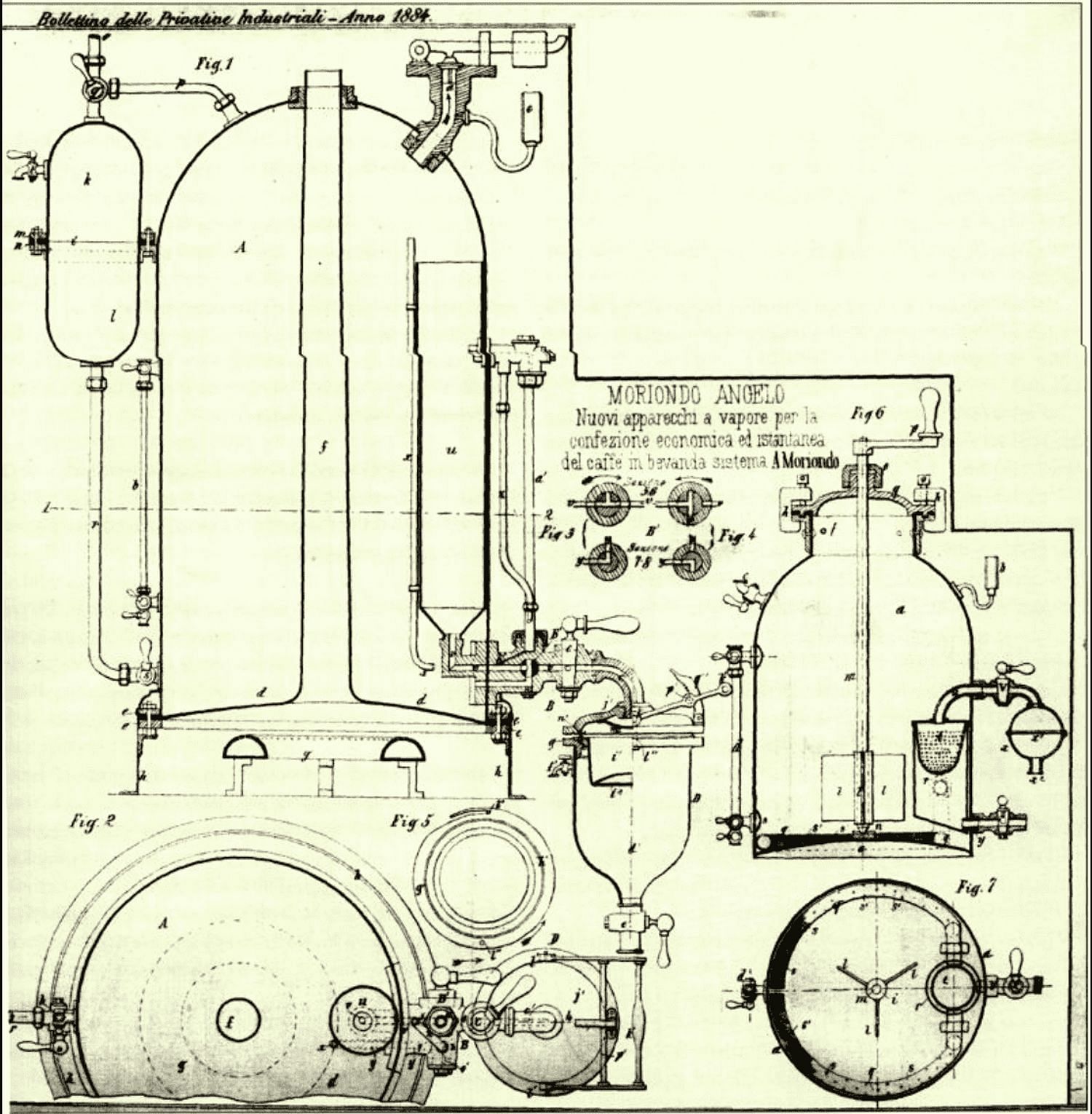 Diagram of the espresso machine (Image via Wikipedia)