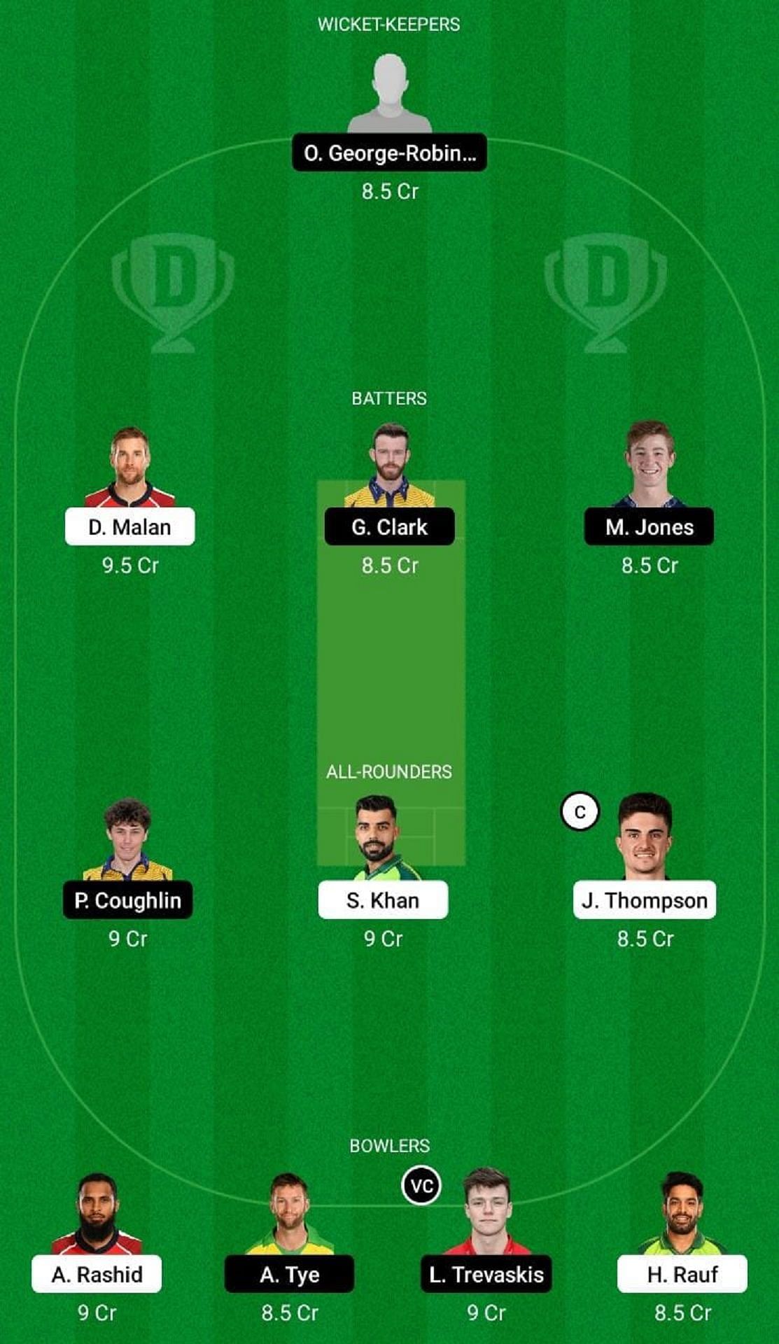 YOR vs DUR Dream11 Fantasy Suggestion #2