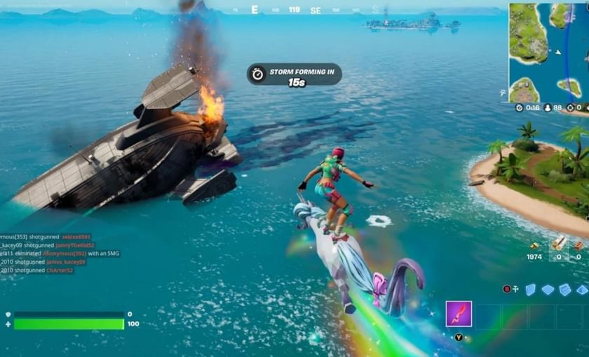 All Crashed IO Airship locations in Fortnite Chapter 3 Season 3