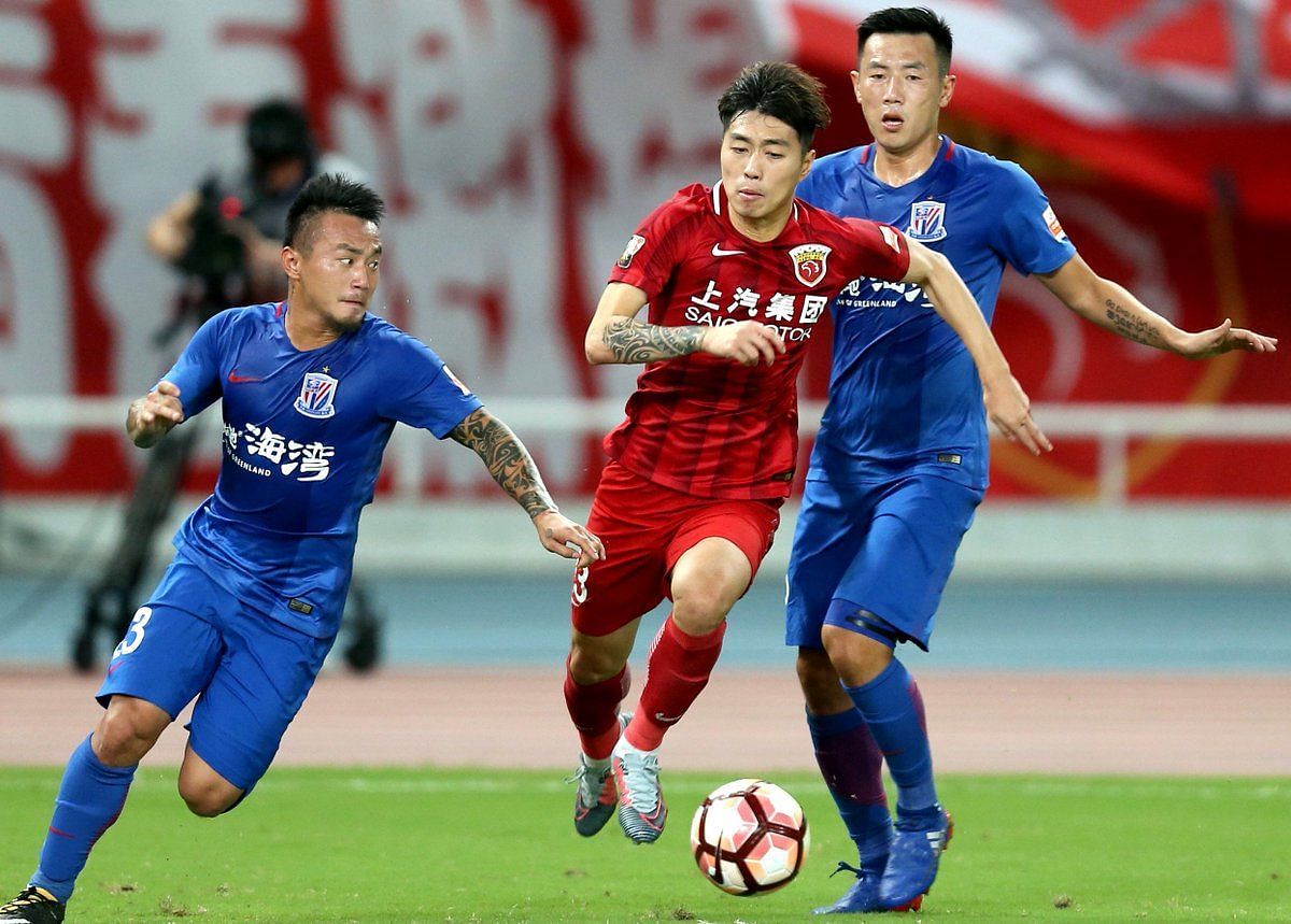 The two Shanghai rivals square off in a Chinese Super League fixture on Wednesday