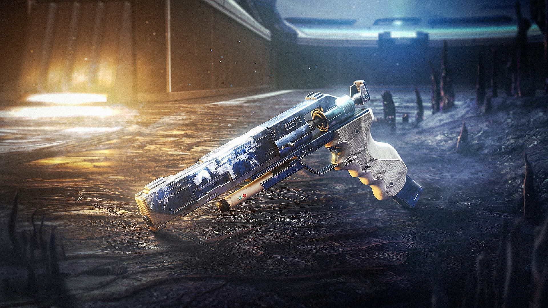 The Trespasser Exotic Sidearm (Image via Bungie)