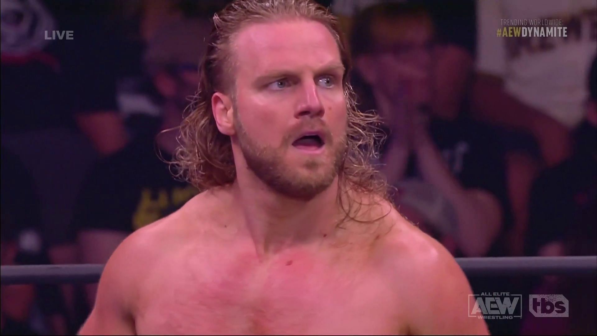 Hangman, during his recent match on AEW Dynamite.