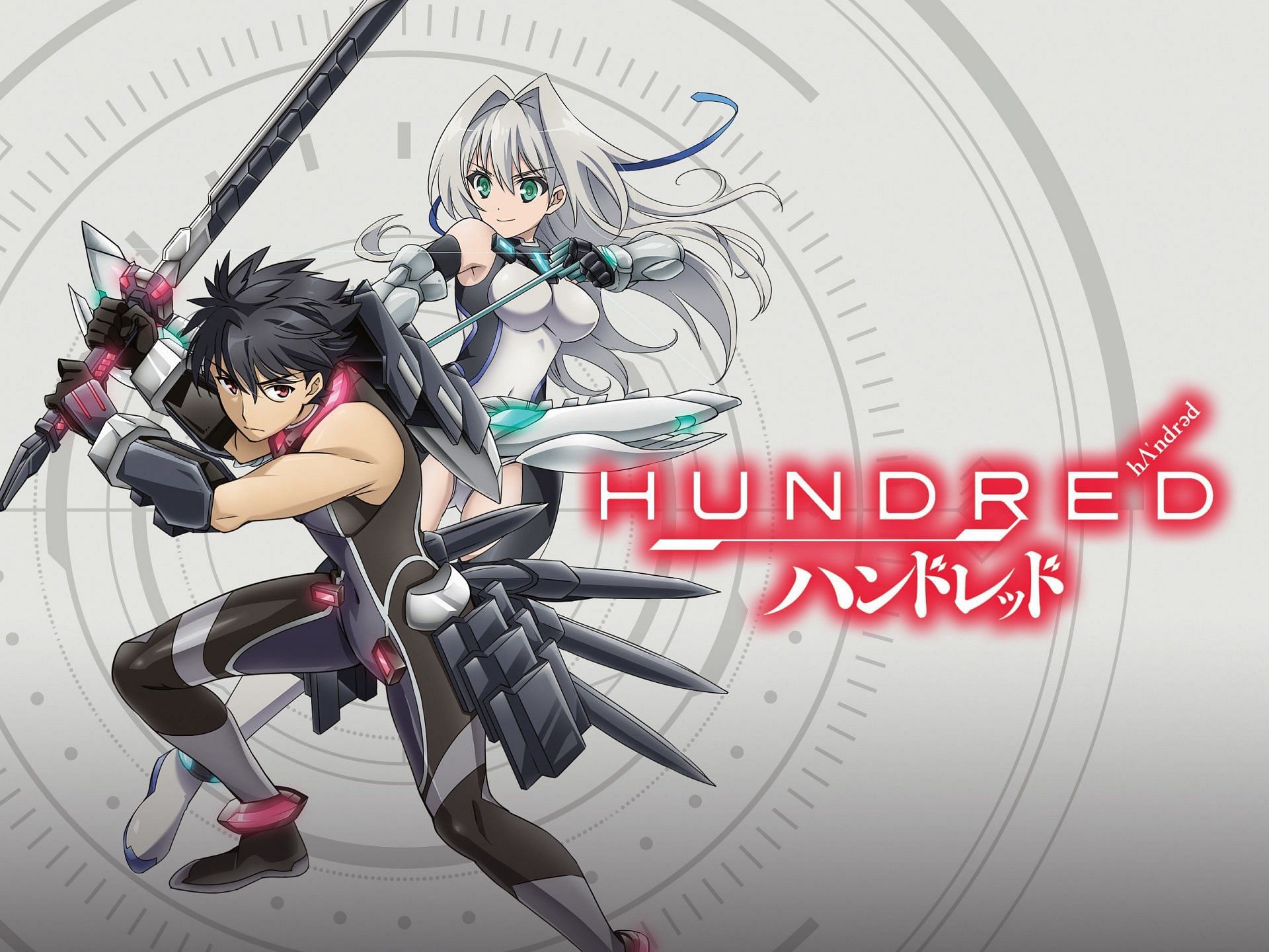 Official &#039;Hundred&#039; art featuring the two main characters (Image via Hundred, Avex Pictures, Production IMS)