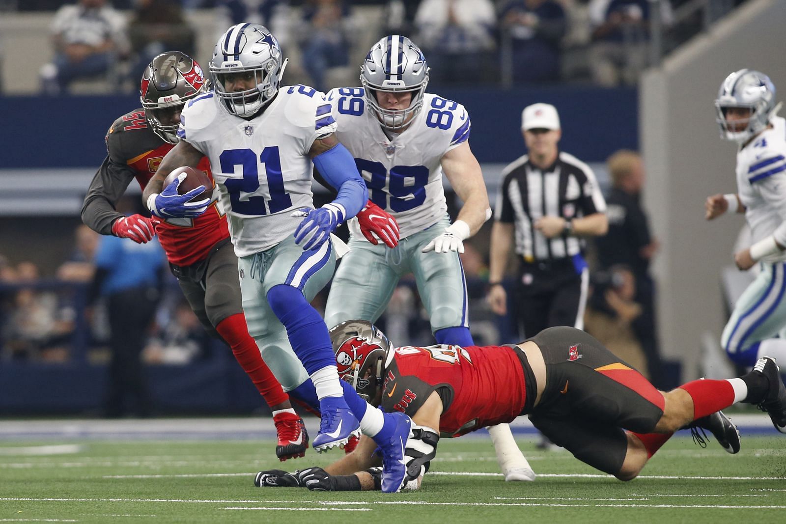 Film room: How Ezekiel Elliott and the Cowboys' run game stacks up vs.  other NFC East rushing attacks