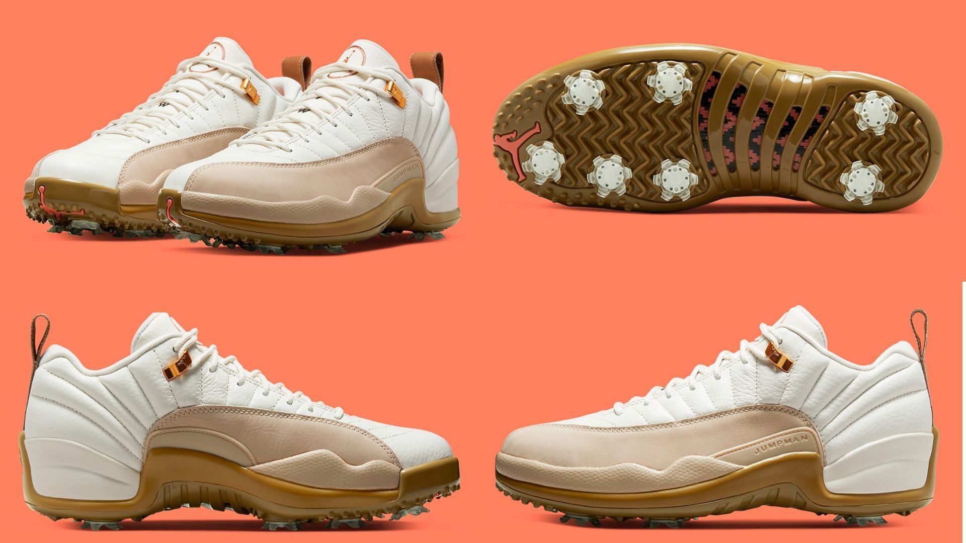 Air Jordan 12 Low Golf Driftwood (Image via Sportskeeda)