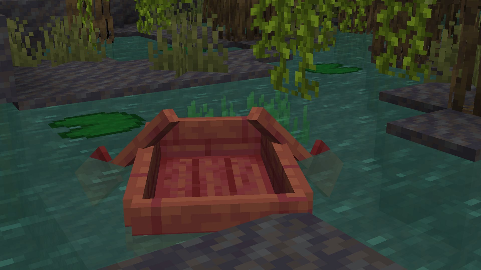 Mangrove boat (Image via Mojang)