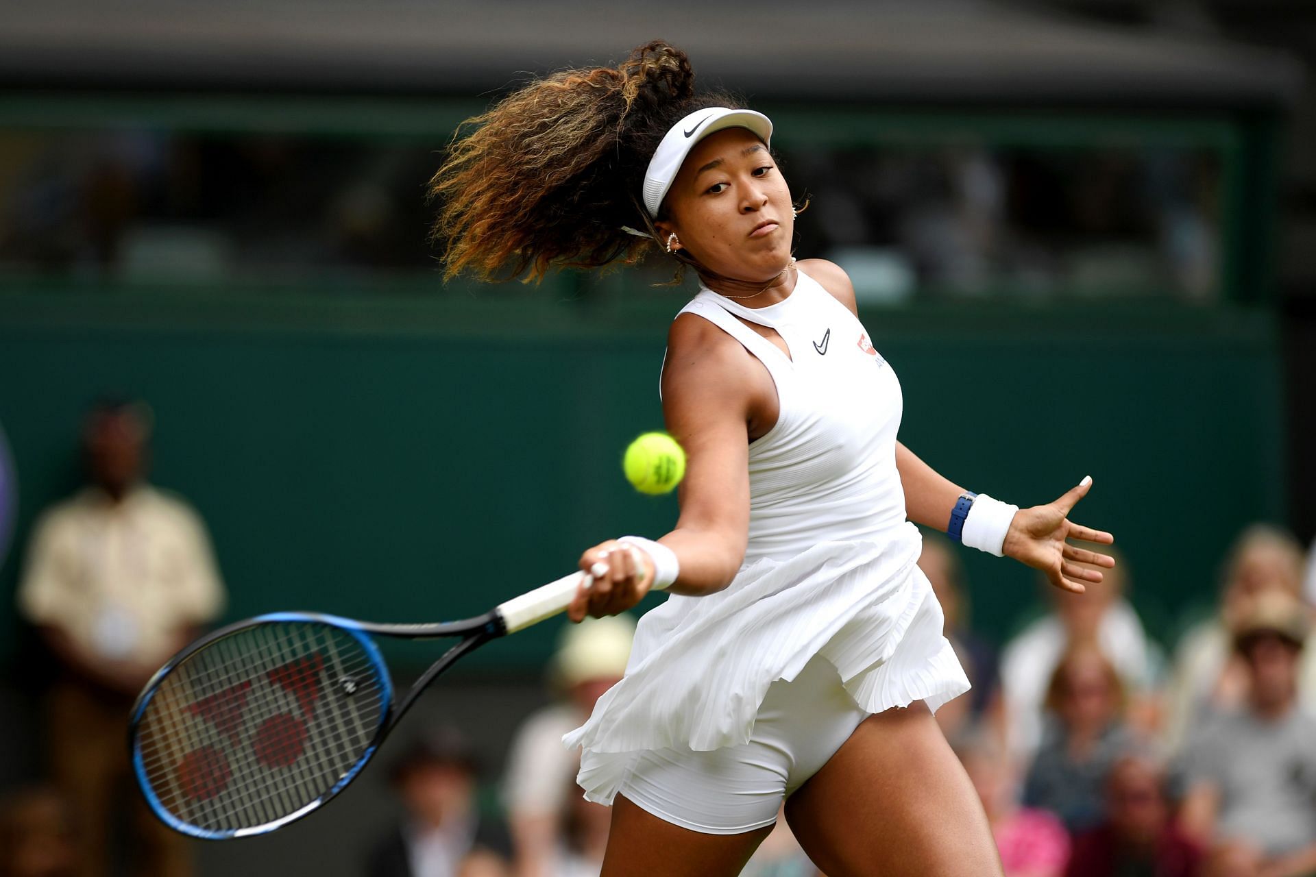Naomi Osaka last played at Wimbledon three years ago.