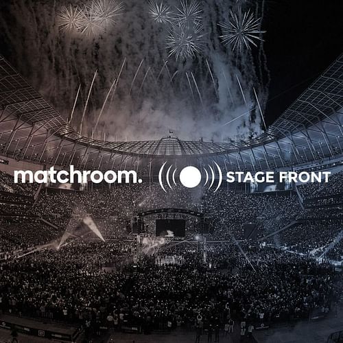 Matchroom Boxing and Stage Front. (Via @MatchroomBoxing Twitter).