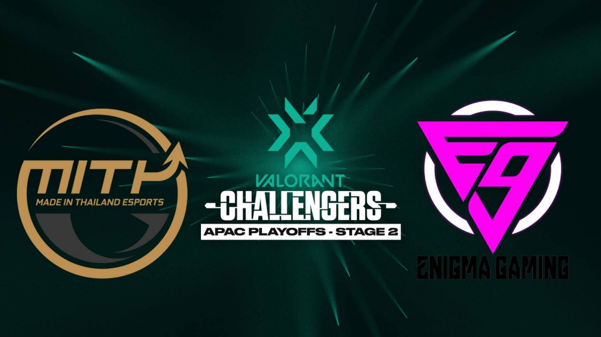 MiTH and Enigma series face each other at the VCT APAC Stage 2 Challengers Play-Ins (Image via Sportskeeda)