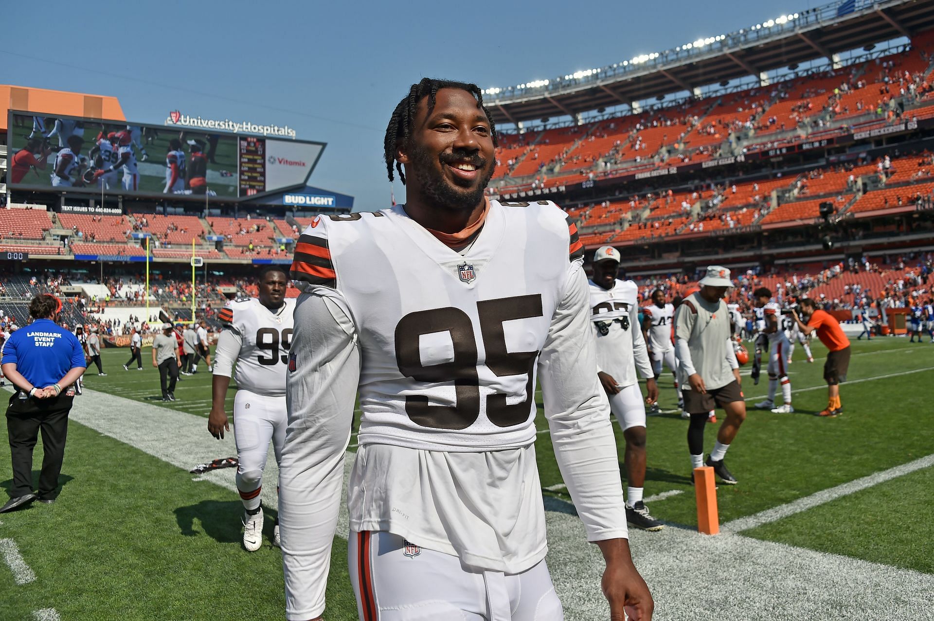 Myles Garrett has set a goal for himself that he would only visit the Hall of Fame after being inducted in it