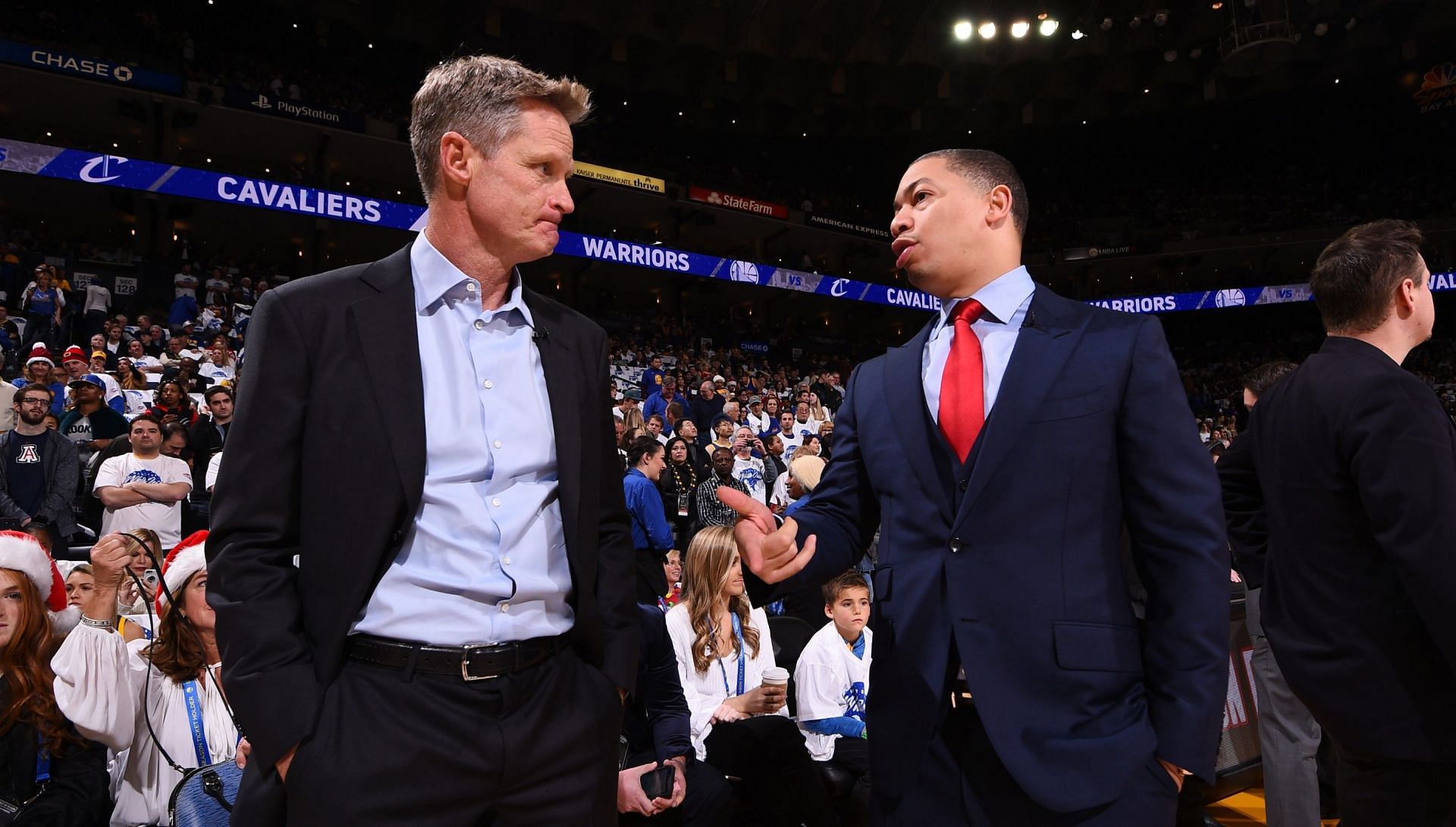 Steve Kerr, left, and Ty Lue are two of the best coaches in the NBA.