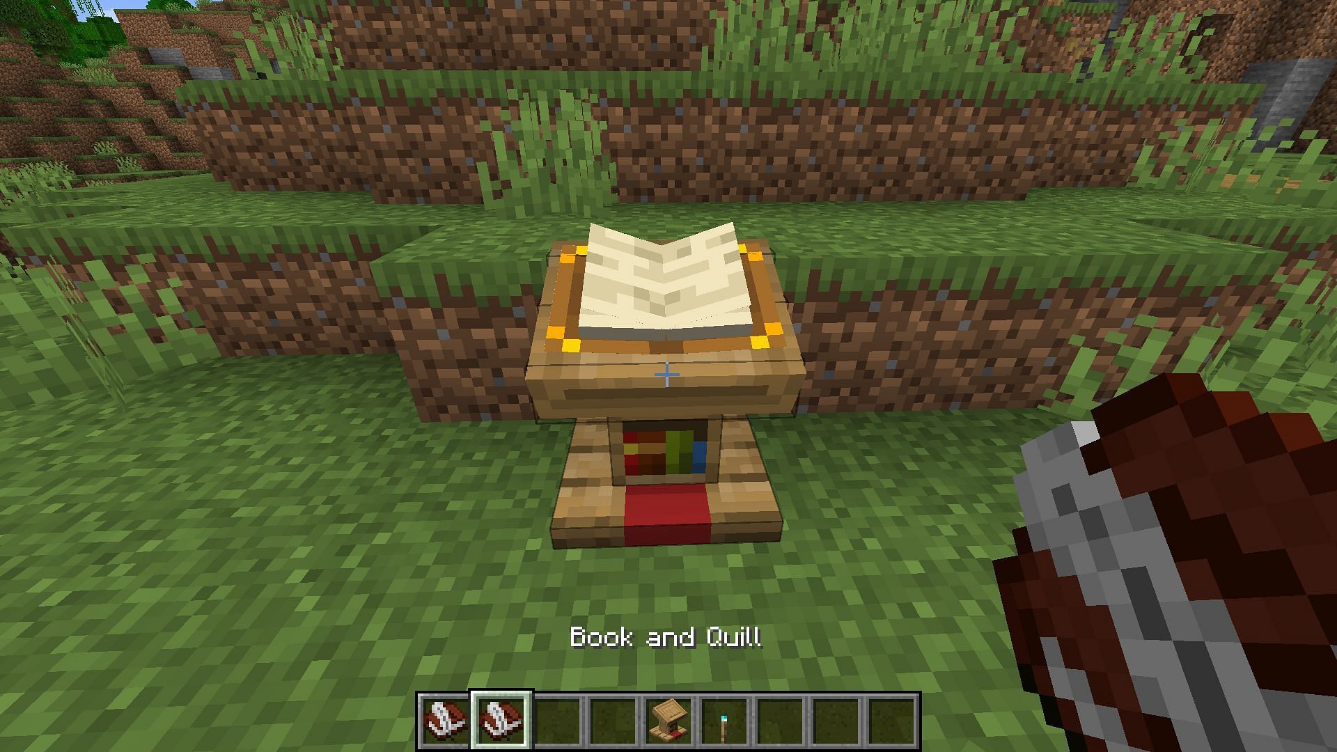 Redstone signal is emitted by the lectern (Image via Minecraft 1.19)