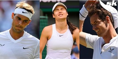 Rafael Nadal, Emma Raducanu, and Andy Murray are still not sure about competing at Wimbledon