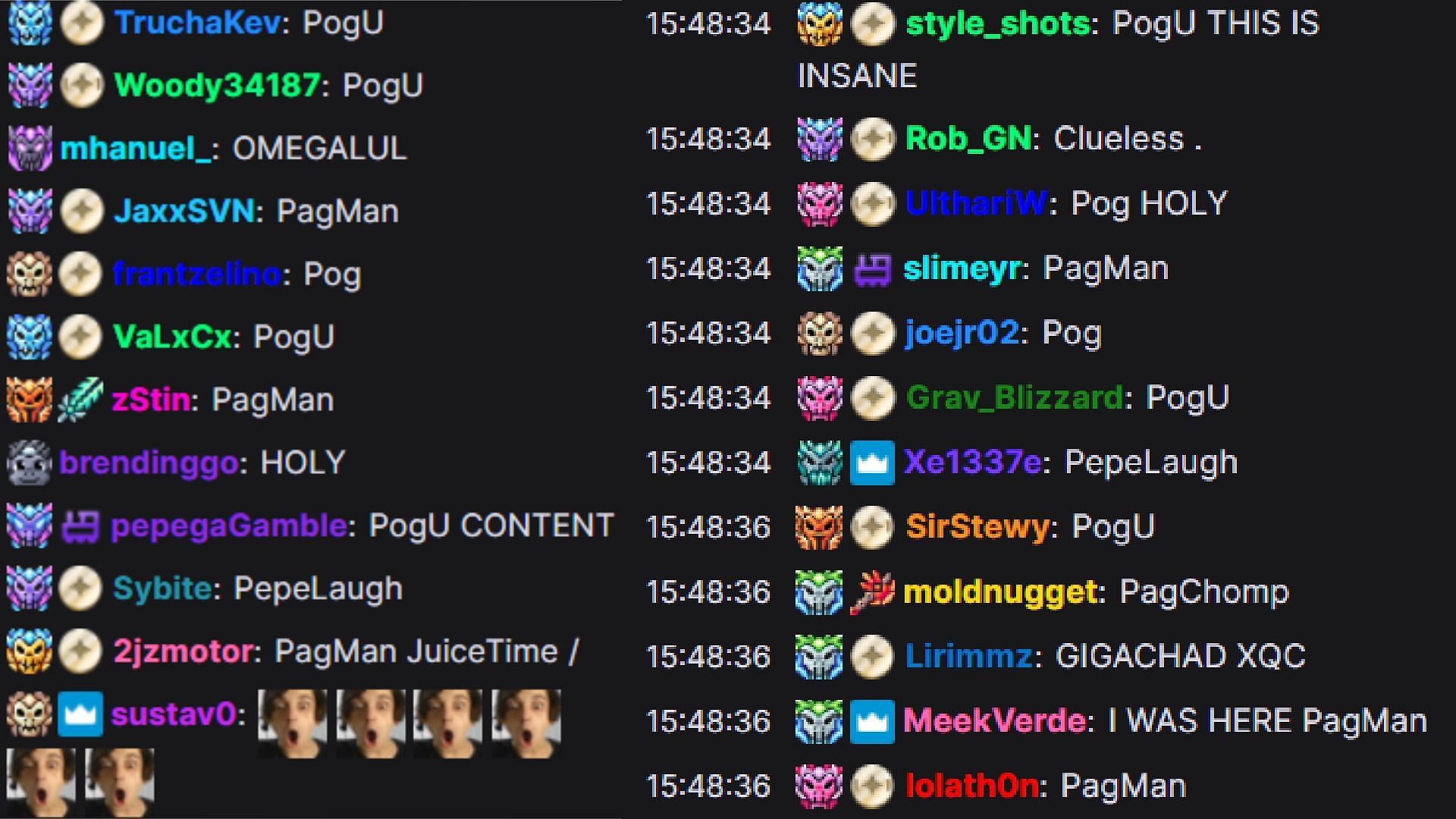Chat reacts to the prospective boxing match (Image via xQc/ Twitch)