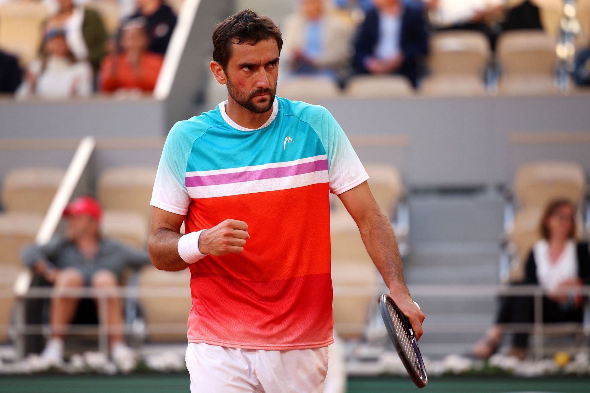 Marin Cilic will take on either Holger Rune or Casper Ruud in the semifinals of the French Open