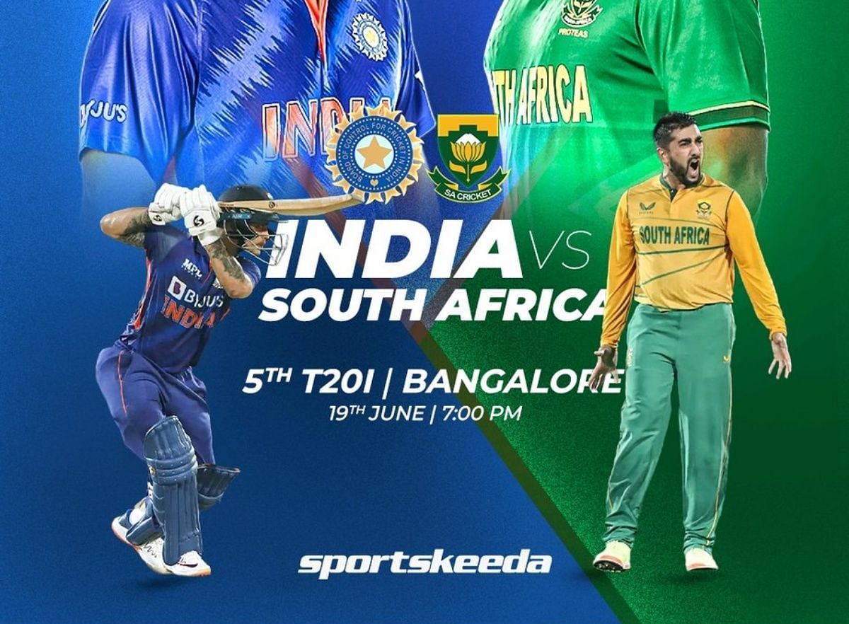 IND vs SA 2022, 5th T20I Todays match players list, teams and umpires