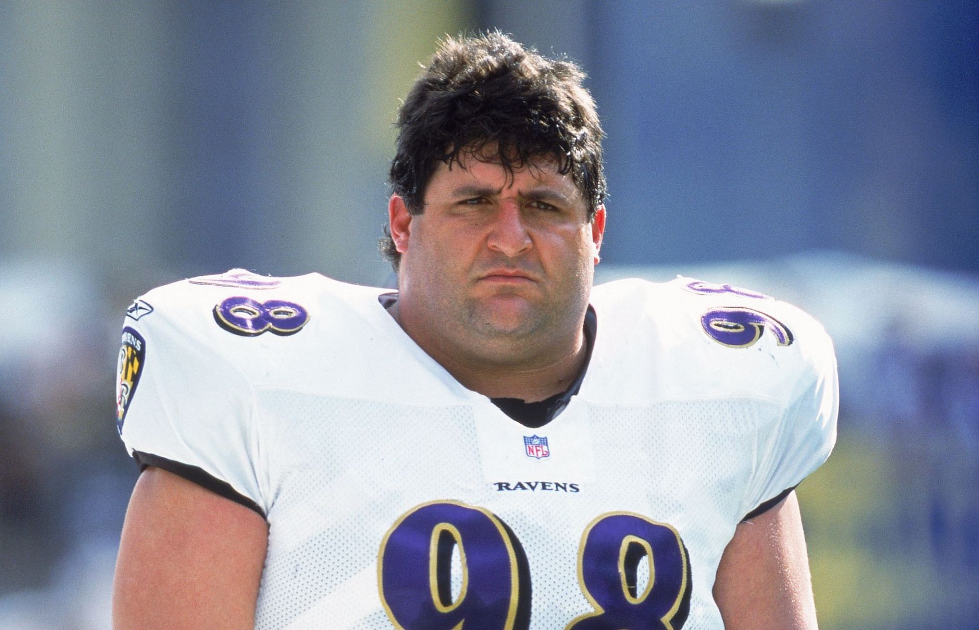 Tony Siragusa with the Ravens. Source: People