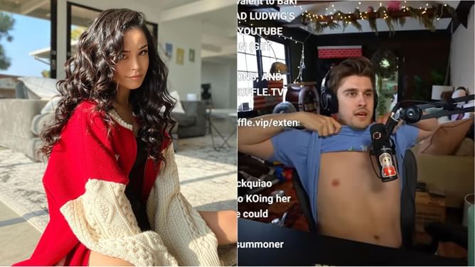 WATCH: Valkyrae left in shock as Ludwig flashes her on livestream