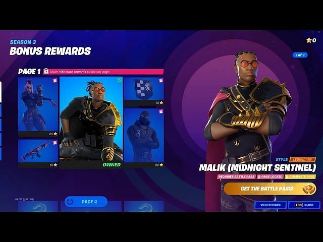 All bonus rewards in Fortnite Chapter 3 Season 3