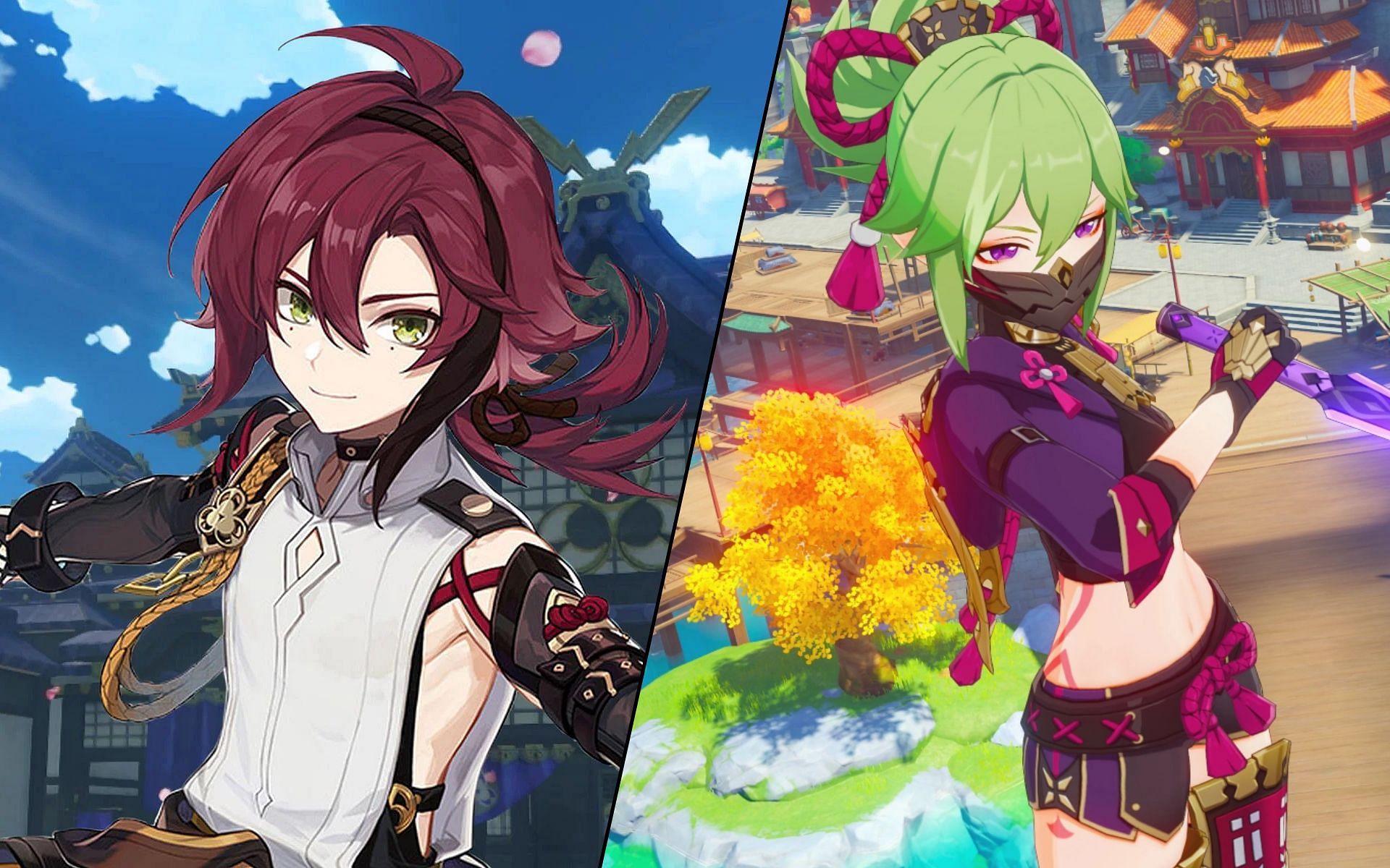 Two upcoming playable characters (Image via miHoYo)