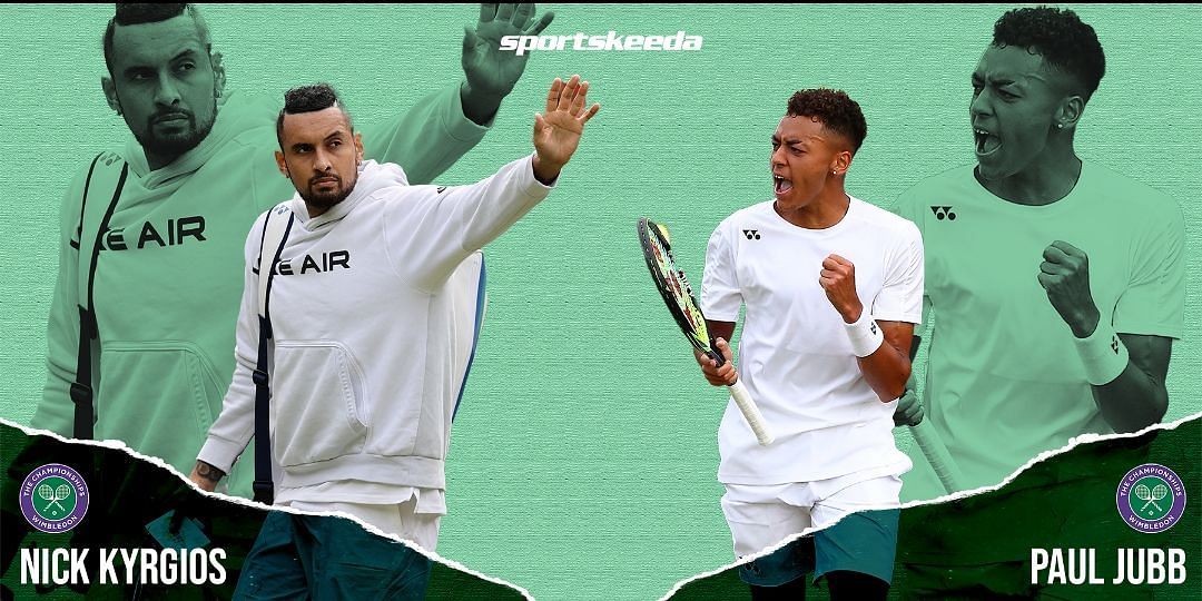 Nick Kyrgios will take on Paul Jubb in the first round of Wimbledon