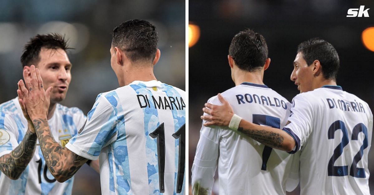 Angel Di Maria has played alongside both Lionel Messi and Cristiano Ronaldo.