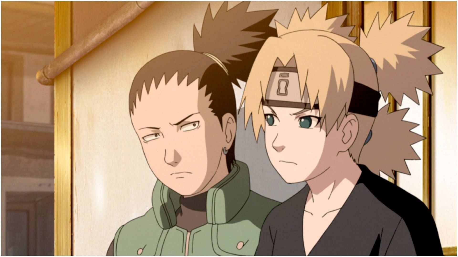 Shikamaru and Temari (image via Masashi Kishimoto/Shueisha, Viz, Naruto)