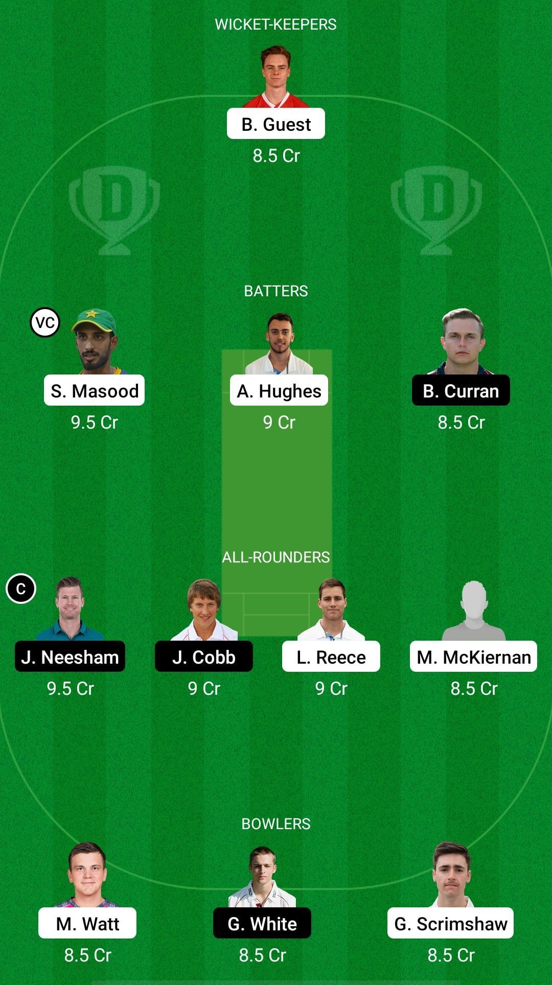 DER vs NOR Dream11 Prediction - T20 Blast