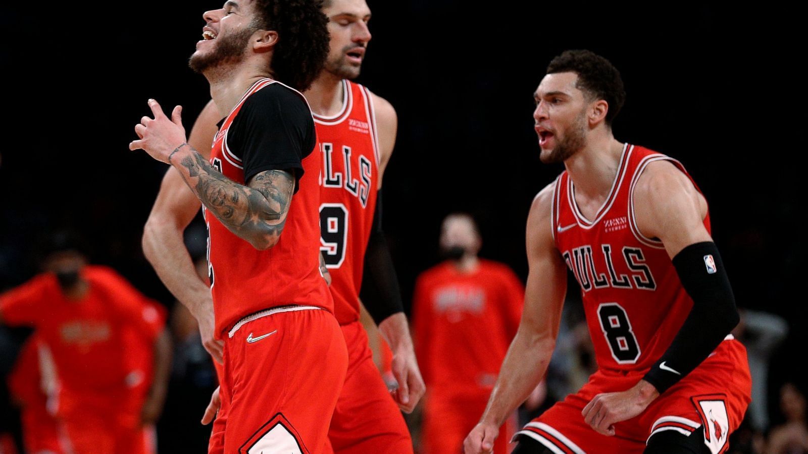 The Chicago Bulls in action in the NBA.