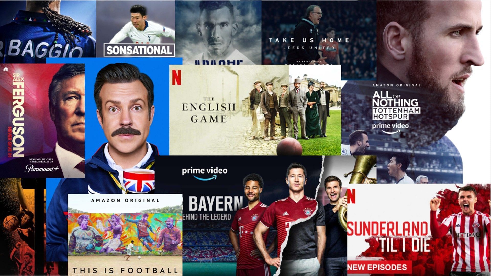Football Documentaries that can be found on various streaming platforms.
