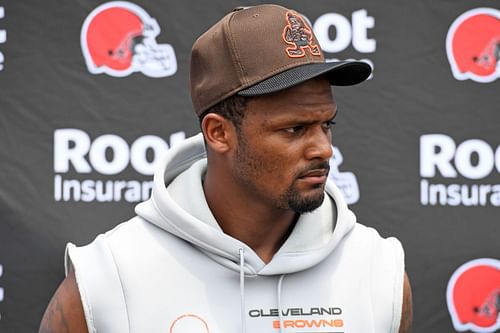 Deshaun Watson Press Conference at Brown minicamp