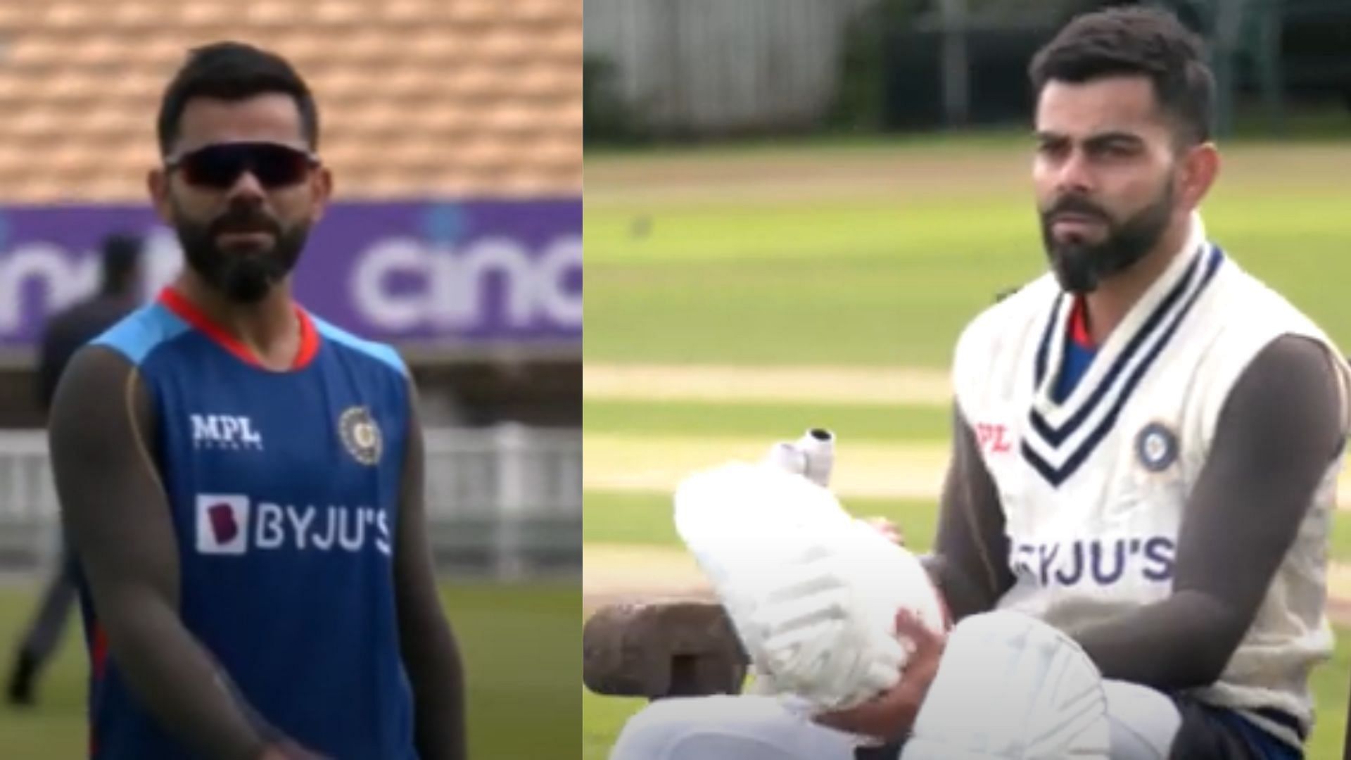 Snippets of Virat Kohli from India&#039;s practice session ahead of one-off Test posted by Cricket.com