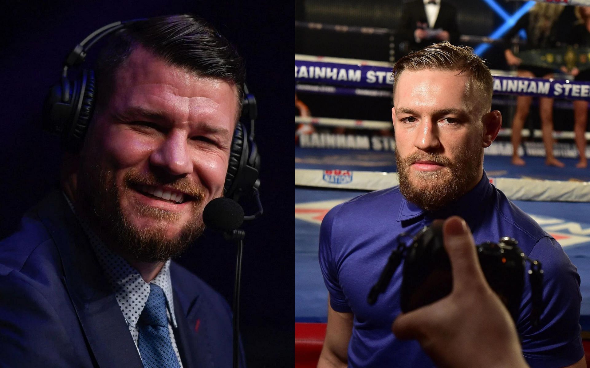 Michael Bisping (left) and Conor McGregor (right) [Images courtesy of Getty]