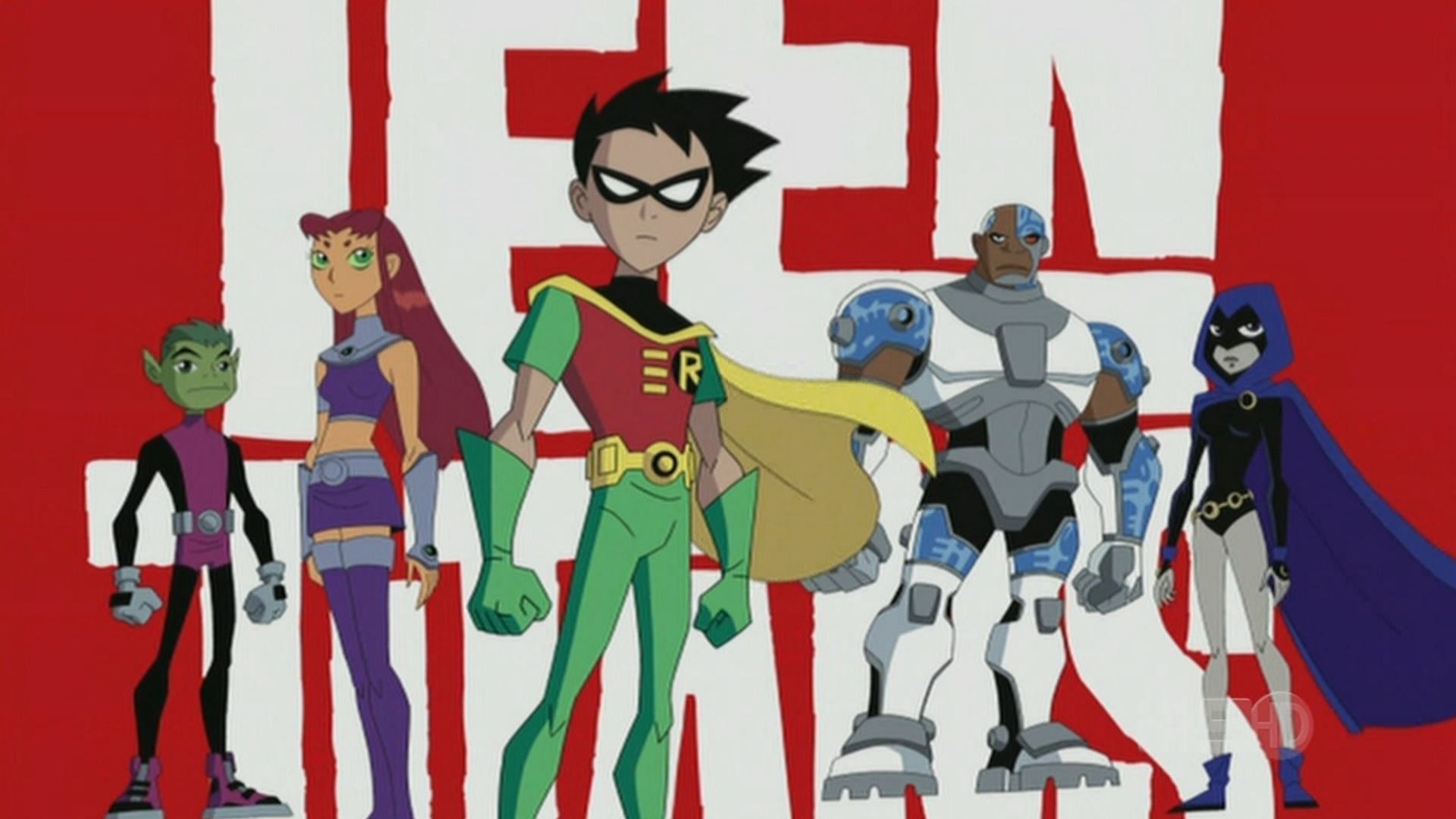 Teen Titans as they appeared in the series (Image via Cartoon Network)